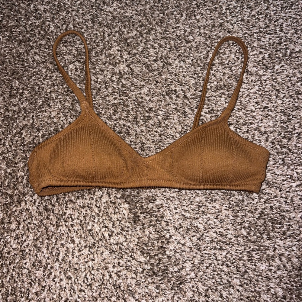 Aerie Cinnamon Bikini Top